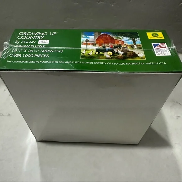 John Deere Growing Up Country 1000 Piece Jigsaw Puzzle 19 x 26 New Sealed - Picture 3 of 10